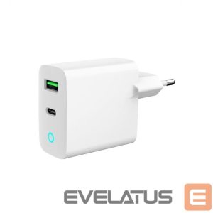 Laadijad ja juhtmed Gembird  CHARGER USB 20W 2PORT/TA-UC-PDQC20L-W-01 