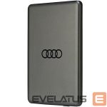 Väline aku Audi  Powerbank Audi Big Logo MagSafe inductive 15W 5000mAh - gray