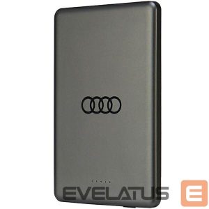 Väline aku Audi  Powerbank Audi Big Logo MagSafe inductive 15W 5000mAh - gray