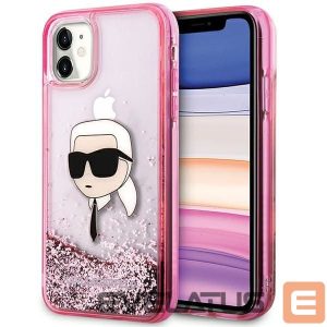 Tagakaaned Karl Lagerfeld  Karl Lagerfeld Glitter Karl Head iPhone 11/XR Case - Pink 