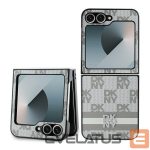 Tagakaaned DKNY  DKNY Checkered Pattern Printed Stripes Case for Samsung Galaxy Z Flip 6 - Beige 