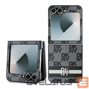 Tagakaaned DKNY  DKNY Checkered Pattern Printed Stripes case for Samsung Galaxy Z Flip 6 - black 