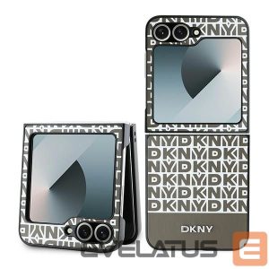 Tagakaaned DKNY  DKNY Repeat Pattern Bottom Stripe Case for Samsung Galaxy Z Flip 6 - Brown 