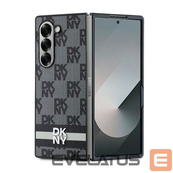 Tagakaaned DKNY DKNY Checkered Pattern Printed Stripes case for Samsung Galaxy Z Fold 6 - black