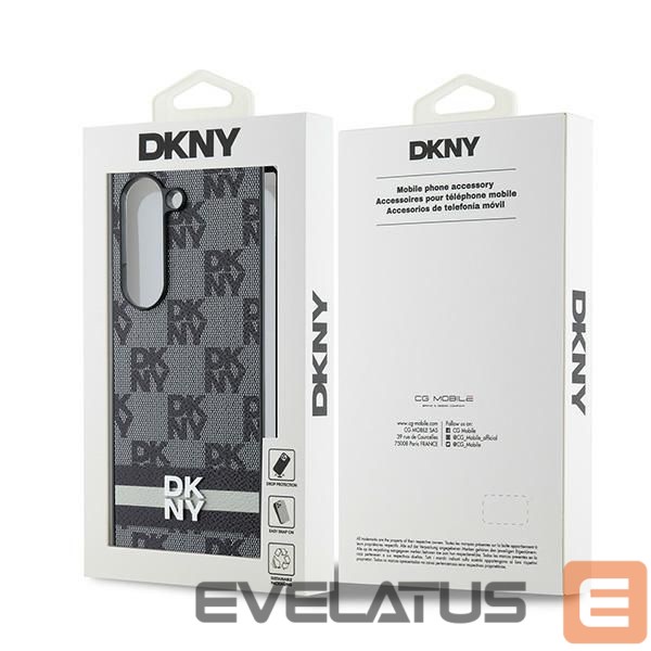 Tagakaaned DKNY DKNY Checkered Pattern Printed Stripes case for Samsung Galaxy Z Fold 6 - black