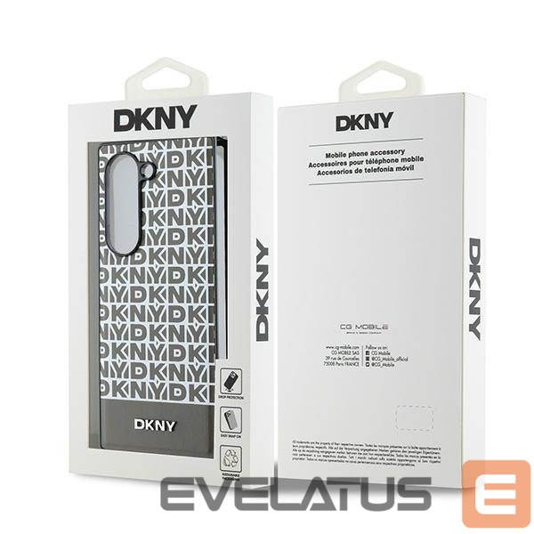 Tagakaaned DKNY DKNY Repeat Pattern Bottom Stripe Case for Samsung Galaxy Z Fold 6 - Brown