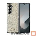 Tagakaaned Guess  Guess 4G Glitter Script Case for Samsung Galaxy Z Fold 6 - Gold 