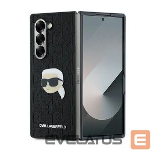 Tagakaaned Karl Lagerfeld  Karl Lagerfeld Saffiano Monogram Head Pin Case for Samsung Galaxy Z Fold 6 - Black 