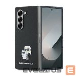 Tagakaaned Karl Lagerfeld  Karl Lagerfeld Saffiano Metal Pin Case for Samsung Galaxy Z Fold 6 - Black 