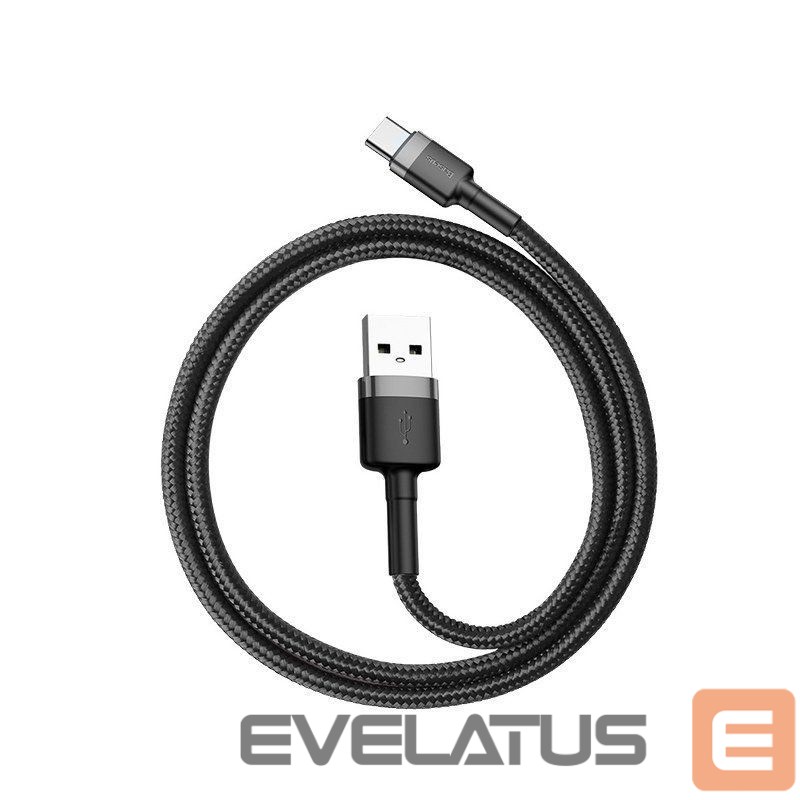 Kaabel Baseus Baseus Cafule cable USB-C 3A 1m (Gray+Black)