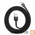 Kaabel Baseus  Baseus Cafule USB Lightning Cable 2,4A 1m (Gray+Black) 
