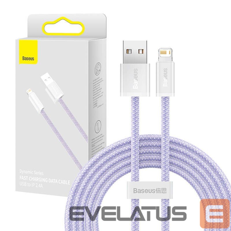Kaabel Baseus Baseus Dynamic cable USB to Lightning, 2.4A, 2m (Purple)