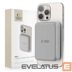 Muu telefoni lisavarustus Tech-Protect  Powerbank Tech-Protect PB11 LifeMag MagSafe 10000 mAh - titanium 