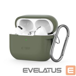 Korpus kõrvaklappidele Tech-Protect Apple AirPods Pro 1 / 2 Silicone Hook Case Green