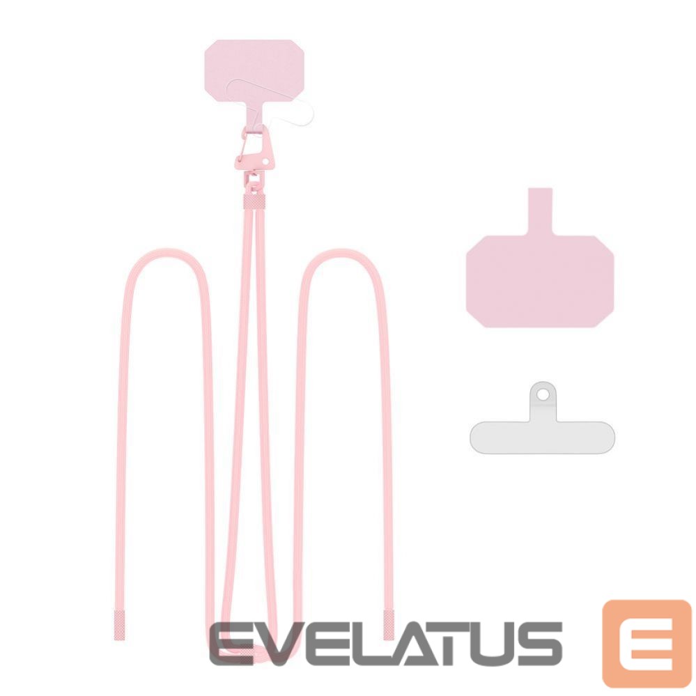 Muu telefoni lisavarustus Tech-Protect Tech-Protect C5S Rope Crossbody Strap Leash - Pink