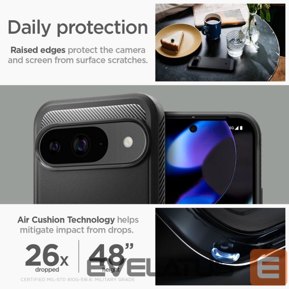 Muu telefoni lisavarustus Spigen Spigen Rugged Armor Case for Google Pixel 9 / 9 Pro - Black