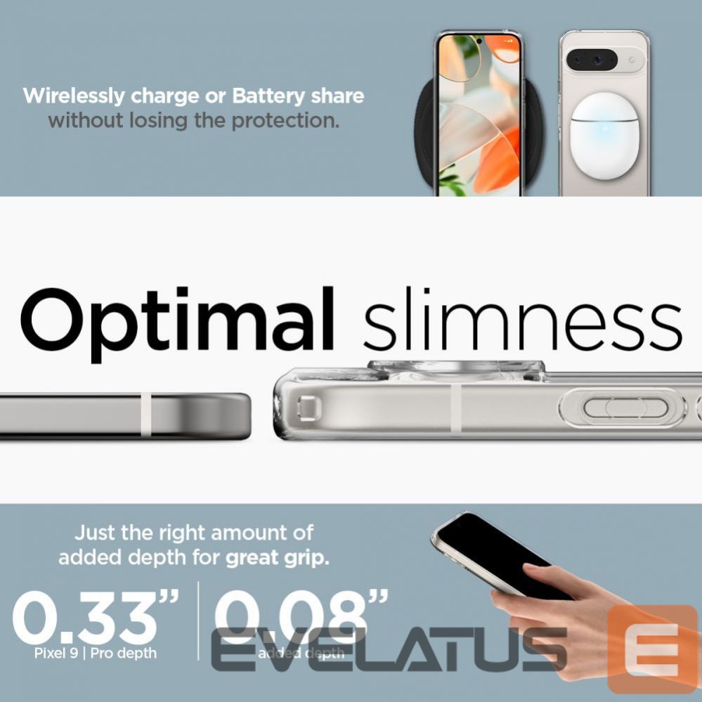 Muu telefoni lisavarustus Spigen Spigen Ultra Hybrid Case for Google Pixel 9 / 9 Pro - Transparent