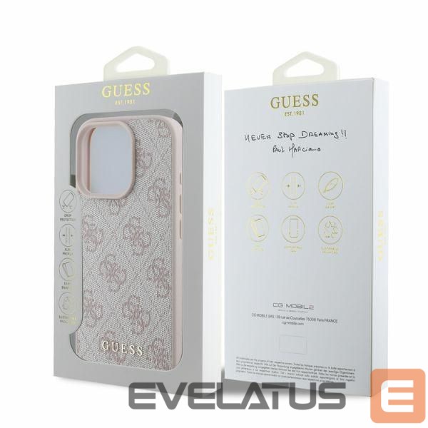 Tagakaaned Guess Guess 4G Classic iPhone 16 Pro Case - Pink
