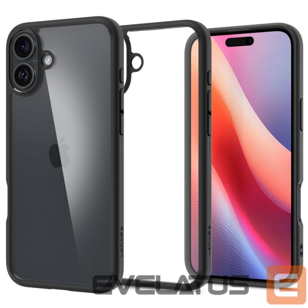 Tagakaaned Spigen Spigen Ultra Hybrid iPhone 16 Case - Matte Black