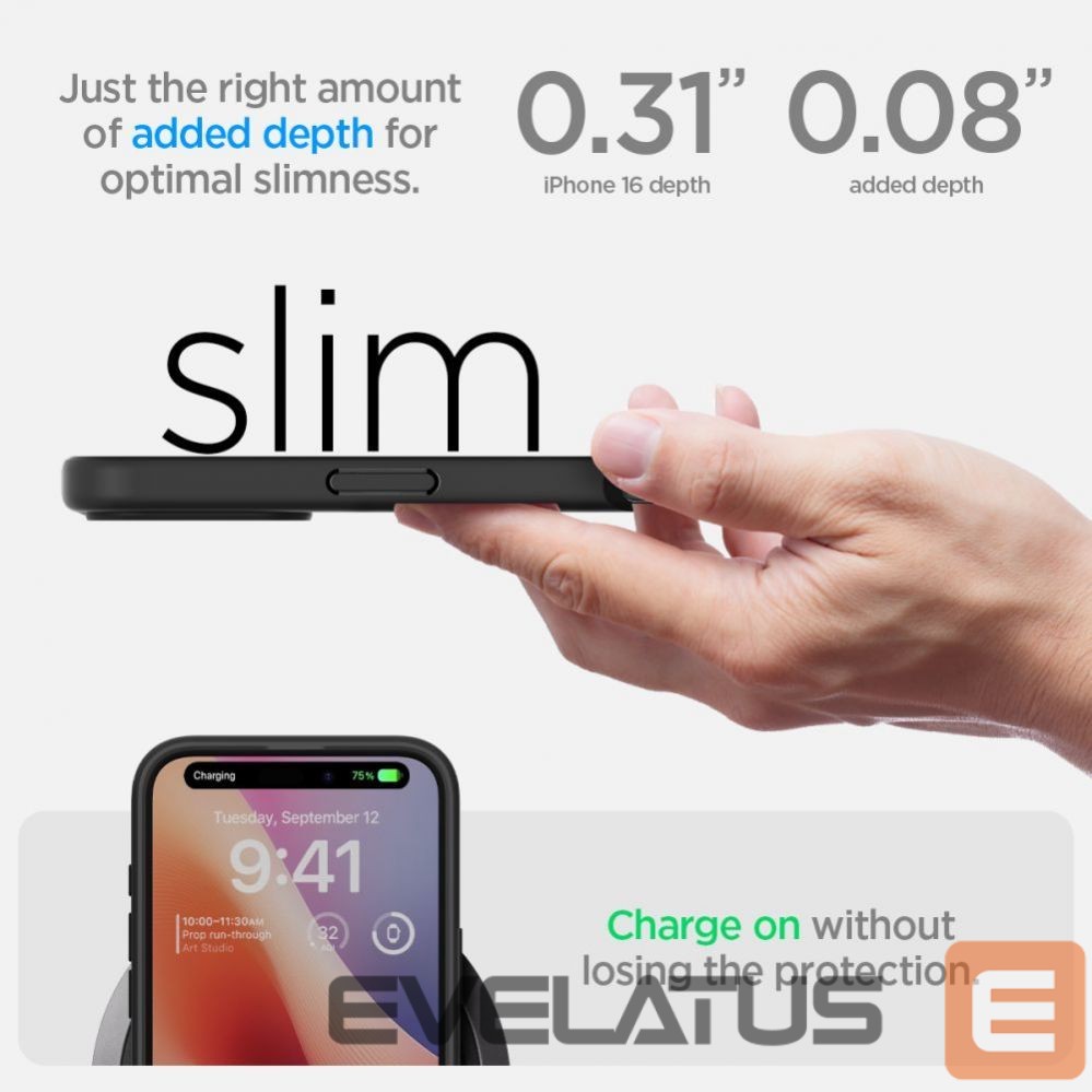 Tagakaaned Spigen Spigen Ultra Hybrid iPhone 16 Case - Matte Black