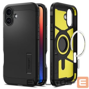 Tagakaaned Spigen  Spigen Tough Armor MagSafe case with stand for iPhone 16 - black 