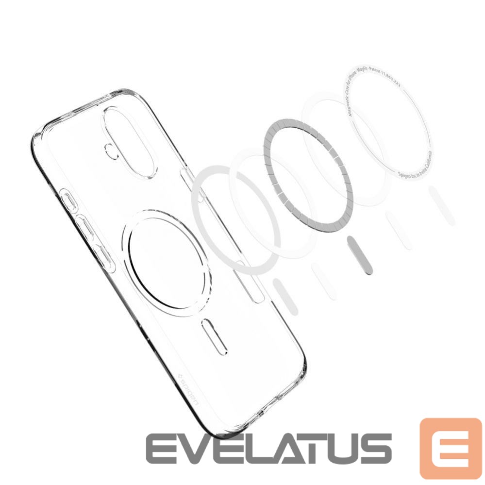 Tagakaaned Spigen Spigen Liquid Crystal Mag Case with MagSafe for iPhone 16 - Clear