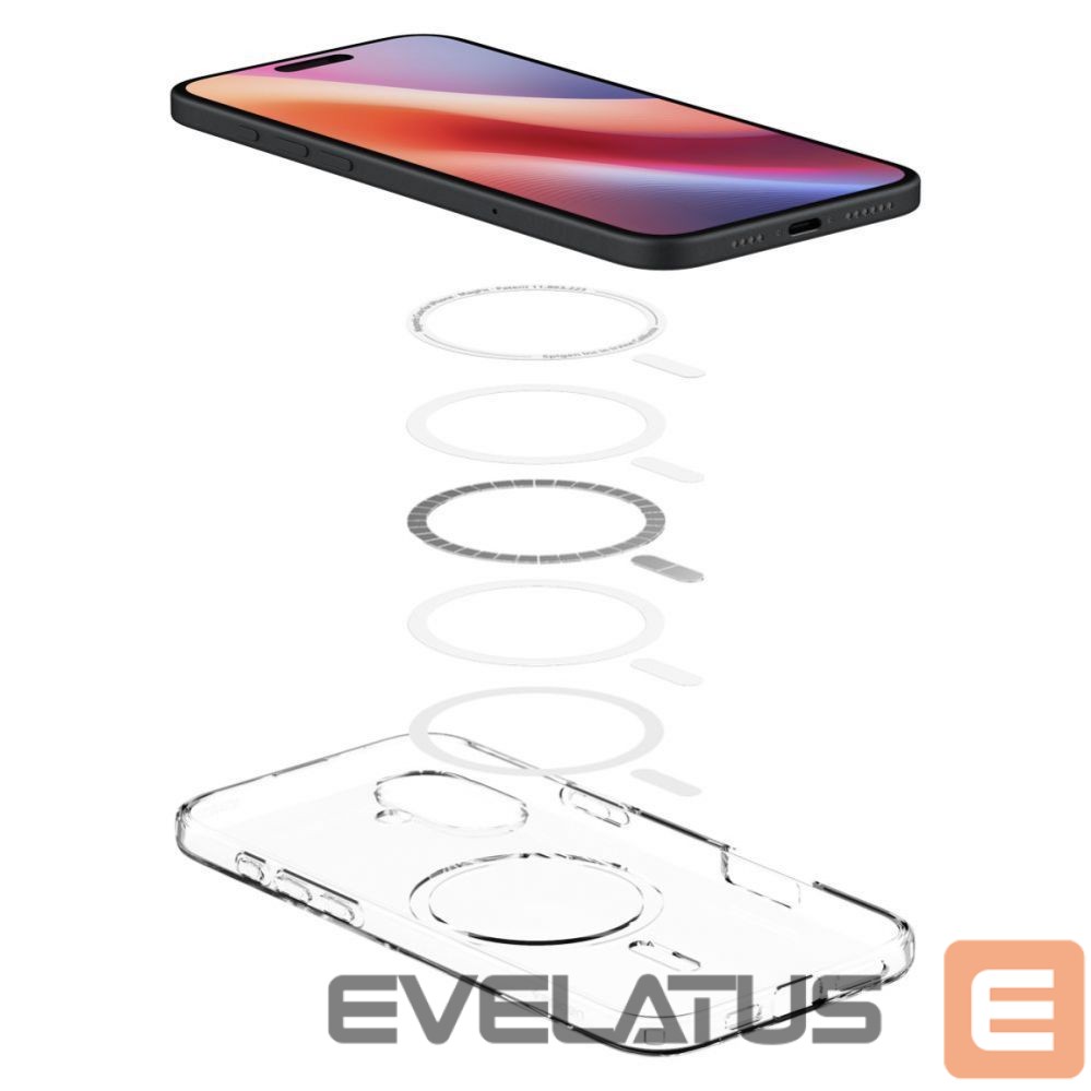 Tagakaaned Spigen Spigen Liquid Crystal Mag Case with MagSafe for iPhone 16 - Clear