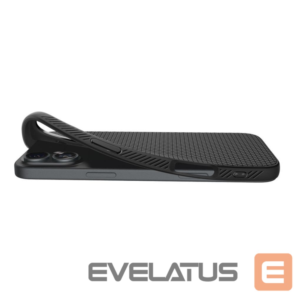 Tagakaaned Spigen Spigen Liquid Air iPhone 16 Case - Black