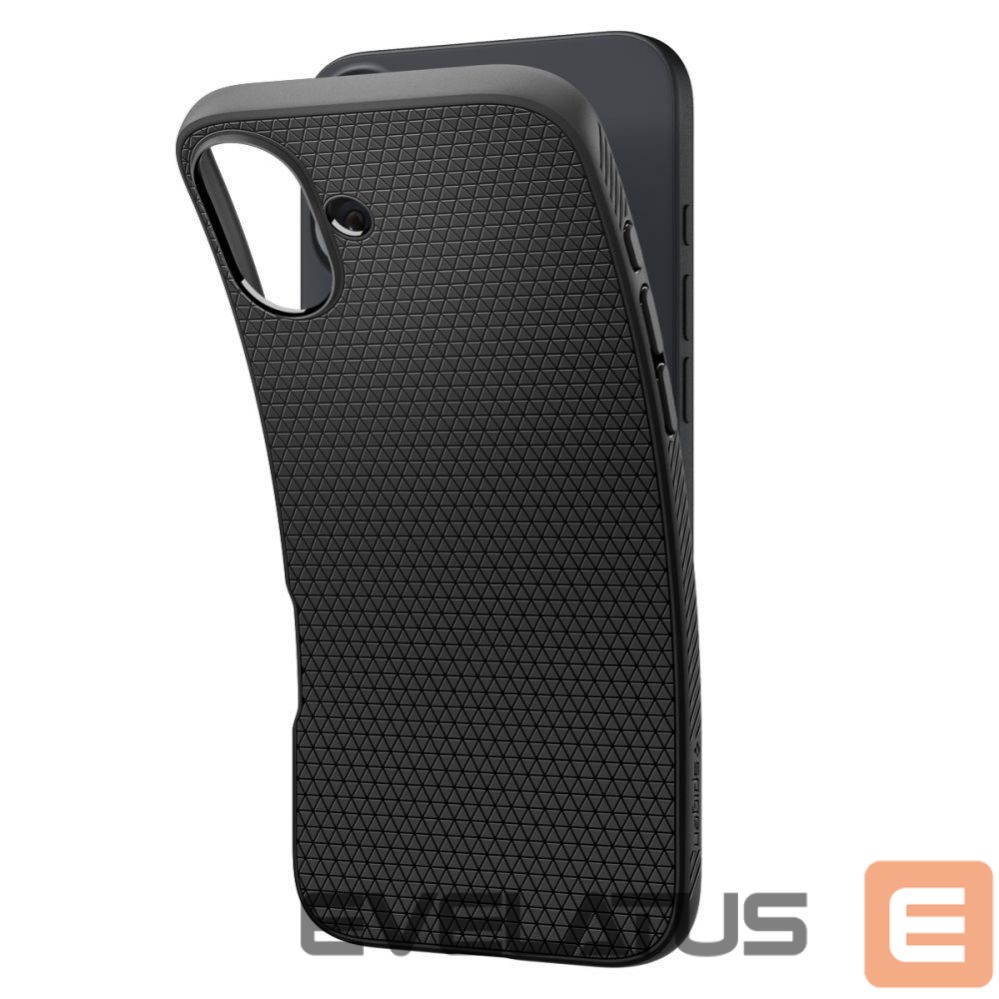 Tagakaaned Spigen Spigen Liquid Air iPhone 16 Case - Black
