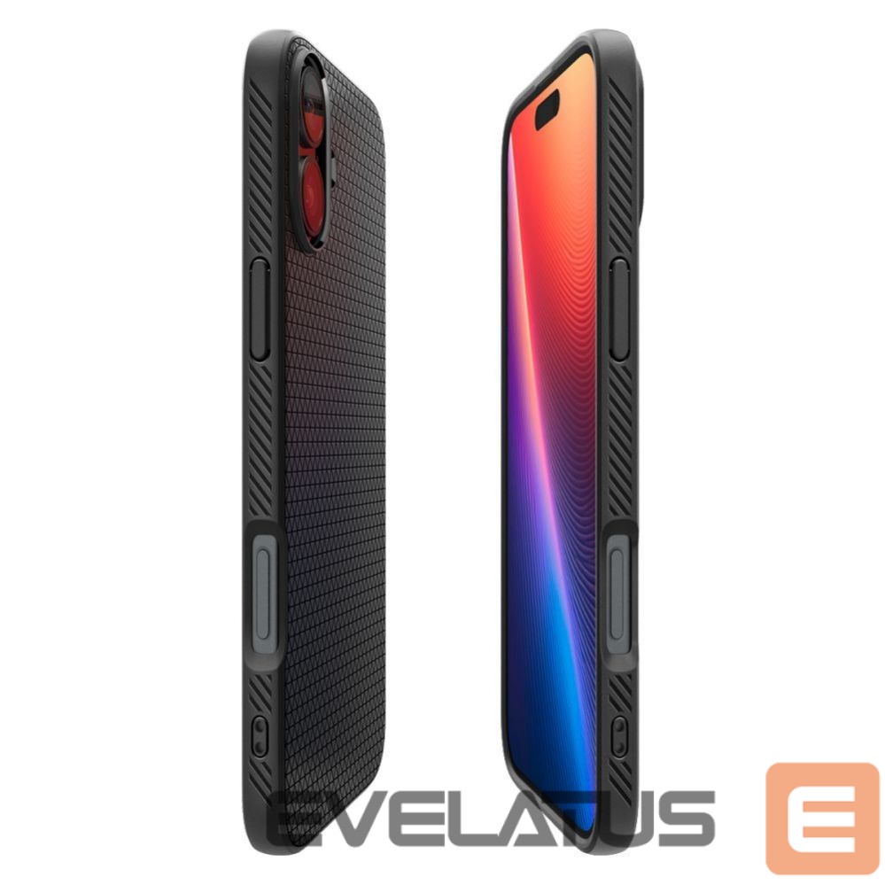Tagakaaned Spigen Spigen Liquid Air iPhone 16 Case - Black