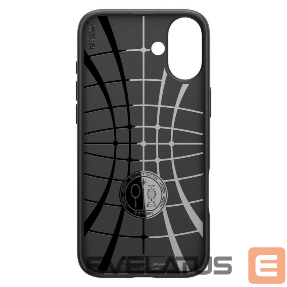 Tagakaaned Spigen Spigen Liquid Air iPhone 16 Case - Black