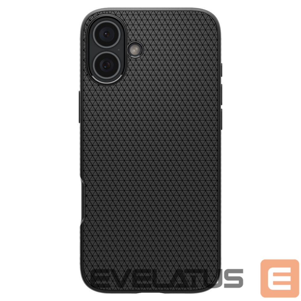 Tagakaaned Spigen Spigen Liquid Air iPhone 16 Case - Black
