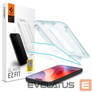 Kaitseklaasid Spigen - Spigen Glas.tR EZ Fit Tempered Glass for iPhone 16 Pro / 17 / 17 Pro - 2 pcs. 
