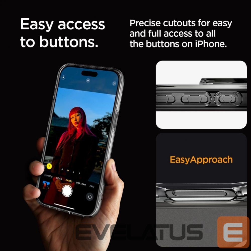 Tagakaaned Spigen Spigen Ultra Hybrid Mag Case with MagSafe for iPhone 16 Pro - Clear