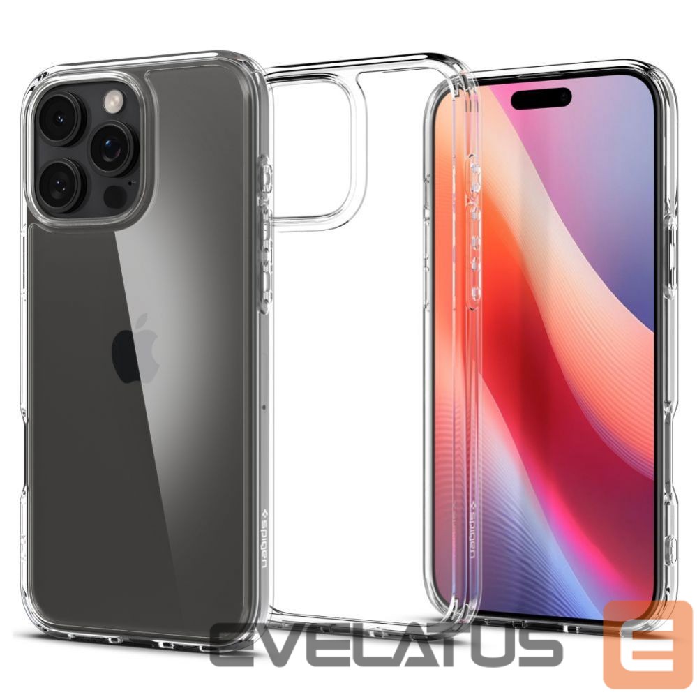 Tagakaaned Spigen Spigen Ultra Hybrid iPhone 16 Pro Case - Clear