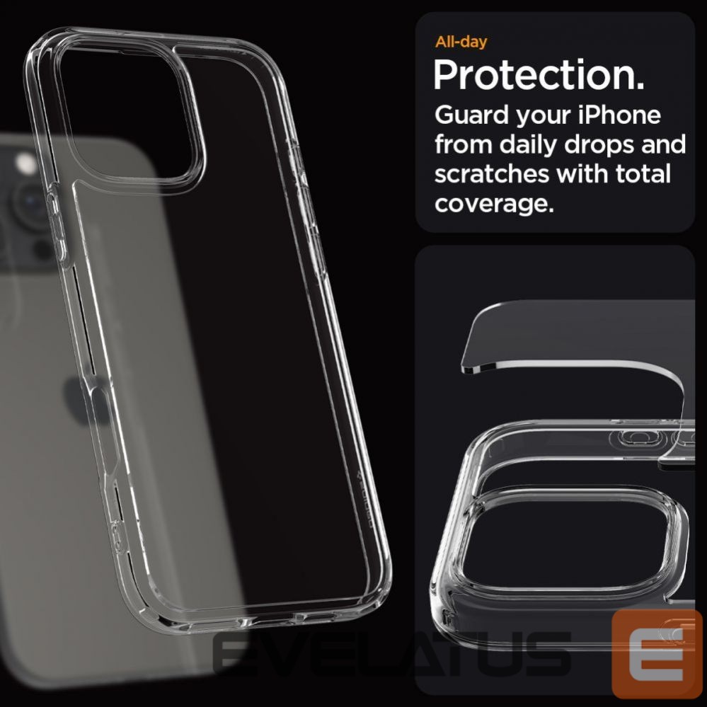 Tagakaaned Spigen Spigen Ultra Hybrid iPhone 16 Pro Case - Clear
