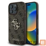 Muu telefoni lisavarustus Guess  Guess 4G Big Logo iPhone 16 Pro Case - Brown 