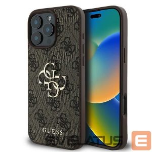 Muu telefoni lisavarustus Guess  Guess 4G Big Logo iPhone 16 Pro Case - Brown 