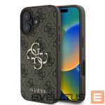 Muu telefoni lisavarustus Guess  Guess 4G Big Logo iPhone 16 Case - Brown 