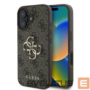 Muu telefoni lisavarustus Guess  Guess 4G Big Logo iPhone 16 Case - Brown 