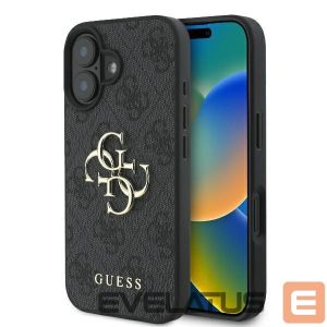 Muu telefoni lisavarustus Guess  Guess 4G Big Logo Case for iPhone 16 - Black 
