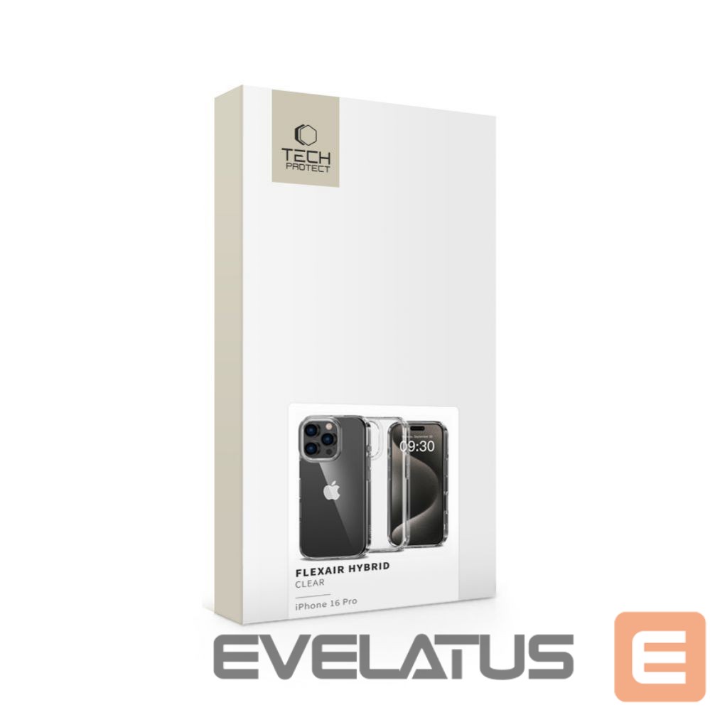Muu telefoni lisavarustus Tech-Protect Tech-Protect FlexAir Hybrid Case for iPhone 16 Pro - Clear