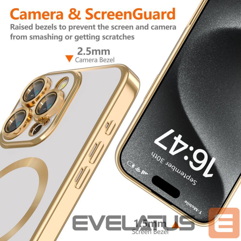 Muu telefoni lisavarustus Tech-Protect Tech-Protect MagFlex MagSafe Case for iPhone 16 Pro Max - Gold