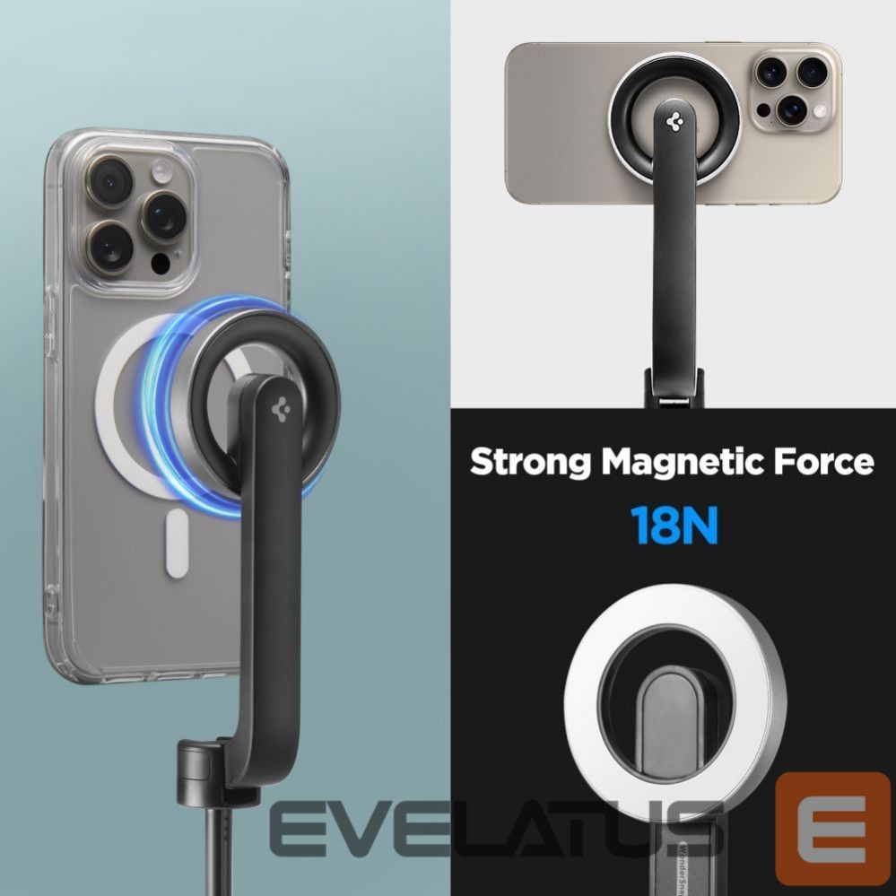 Muu telefoni lisavarustus Spigen Selfie stick Spigen S580W MagSafe Bluetooth with tripod - black
