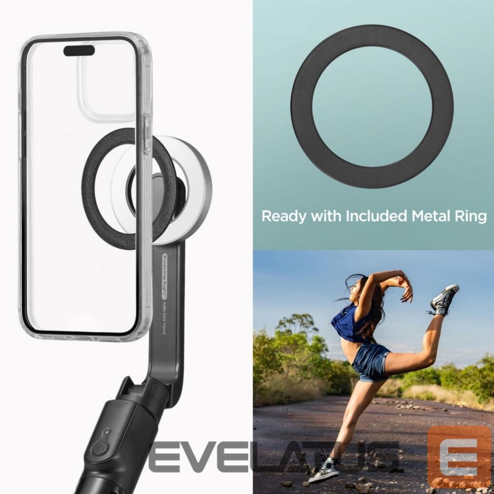 Muu telefoni lisavarustus Spigen Selfie stick Spigen S580W MagSafe Bluetooth with tripod - black
