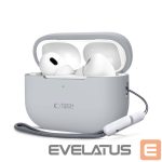 Korpus kõrvaklappidele Tech-Protect Apple AirPods Pro 1 / 2 Silicone Case Gray