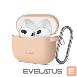 Muu telefoni lisavarustus Tech-Protect  Tech-Protect Silicone Hook Case for Apple AirPods 3 - Beige 