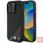 Muu telefoni lisavarustus BMW  BMW M Perforated Tricolor Line MagSafe Case for iPhone 16 Pro - Black 