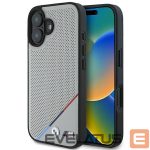 Muu telefoni lisavarustus BMW  BMW M Perforated Tricolor Line MagSafe iPhone 16 Case - Gray 