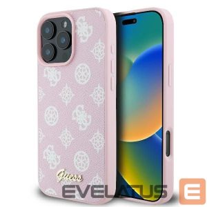 Muu telefoni lisavarustus Guess  Guess Peony Script Logo MagSafe iPhone 16 Pro Case - Pink 
